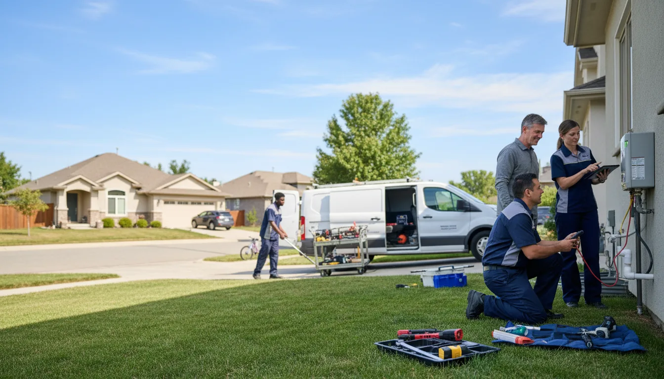 Tankless water heater service in Meadow, SD